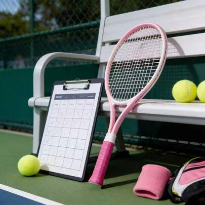 21-Inch Beginner Tennis Racket, Aluminum Alloy Frame, Suitable For Sports Courts, Schools And Spacious Outdoor Environments, Suitable For Both Men And Women, Perfect New Year And Christmas Gift, Seasonal Sports Equipment | Durable Racket Design | Aluminum Alloy Racket