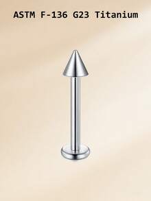 16G Spike Lip Studs Internal Thread Titanium Alloy Lip Piercing Jewelry,Labret Medusa Monroe Snake Bites Piercing Jewelry, 18G Cartilage Helix Tragus Daith Rook Earrings Piercing Jewelry For Womem Men 6mm 8mm 10mm 12mm - Pointed - View 7