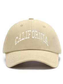 1pc Adjustable Unisex CALIFORNIA Embroidered Casual Baseball Cap, Polyester, Versatile For Leisure, Sports, Travel - Burnt Orange - View 15