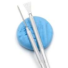 针状细节工具和羽毛状纹理工具 陶土雕塑工具 - C06 - 查看 3