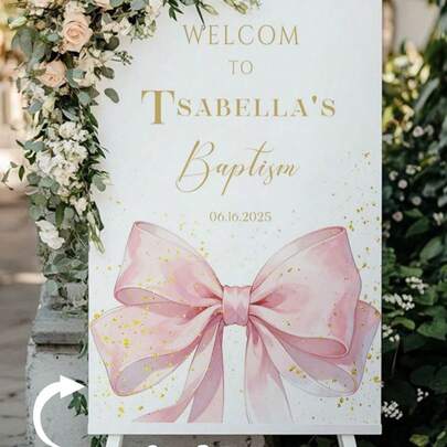 1 bảng chào mừng tiệc tùy chỉnh, có thể tùy chỉnh tên và thông tin thời gian tiệc, bảng chào mừng tiệc ngoài trời ấm áp, có nhiều kích cỡ, bảng ký tên đám cưới, bảng chào mừng đám cưới, trang trí tiệc sinh nhật, quà lưu niệm đám cưới, quà tặng Ngày của Mẹ/Ngày của Cha, quà kỷ niệm cá nhân hóa, phù hợp cho nhiều bữa tiệc ấm cúng.