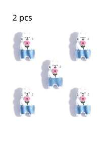 2pcs Double-Sided Zinc Alloy Painted 3D Cute Cat Pendant Charms, Bag Accessories - Cartoon Cat - View 20