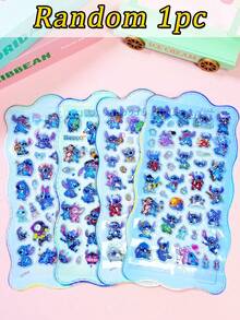3D Embossed Stitch Stickers, Exquisite And Cute Cartoon Stitch Stickers, Stickers For Children To Exchange With Each Other - Multicolor - View 5
