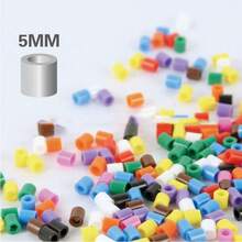 5毫米 1000颗像素拼图铁珠 Perler Hama 拼豆 DIY 高品质手工礼品玩具 熔珠 - 彩色 - 查看 8