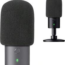 Foam Microphone Windscreen - Mic Cover Pop Filter Customized For Seiren X Streaming Microphone - one-size - View 7