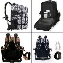 SEYATULLH Mochila táctica de 45L, bolsa militar para el ejército, para senderismo, escalada y camping al aire libre con bolsillo para botella - Multicolor - Ver 4