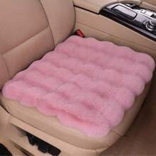 1件装加厚绒面汽车座椅垫 - 加厚泡泡绒座椅套，秋冬季保暖，单座保护，女士汽车内饰配件 - 坐墊 - 查看 10