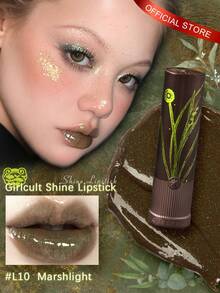 Girlcult Shine唇膏 L10 Marshlight | Gilded Twilight Sheer | Frosted Sugar Refraction | Celestial Dust | Blurred Glass Breathe | Love-React Shimmer | Romantic Aurora Kiss | Pocket-Size Glam | Party Season Star | 3.5克/0.12盎司 - L10 Marshlight - 查看 2