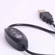 USB 5V-12V Temperature Controller Heater Thermostat 3-Speed Adjustable 24W - A - View 6