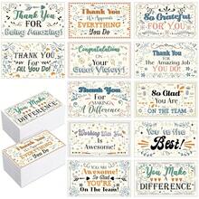 Yeaqee 240 Pcs Employee Appreciation Kudos Cards Funny Blank Back Motivational Card Encouragement Thank You Note Recognition Card For Teacher College Affirmation Gift(Drawing) - Vẽ - Xem 1