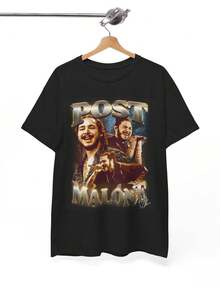 Po St Ma Lone Graphic T-Shirt Vintage Rap Country Shirt Unisex TeeBlack - màu đen - Xem 1