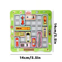 Bộ trò chơi xếp hình đỗ xe theo độ dốc - Trò chơi ô tô, 450 hoặc 950 thử thách tắc đường, trò chơi đỗ xe logic tốc độ, thử thách xếp hình ô tô thông minh đường Huarong, đồ chơi xếp hình logic cho trẻ em từ 3 tuổi trở lên, đồ chơi rèn luyện trí não, thử thách đồng đội và niềm vui gia đình, thích hợp cho các chuyến đi đường bộ và máy bay. - Nhiều màu - Xem 3