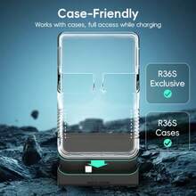 Data Frog R36S Magnetic Charging Stand, Type-C Dock Station With Magnetic Cable, R36S Desktop Charger Base - View 6