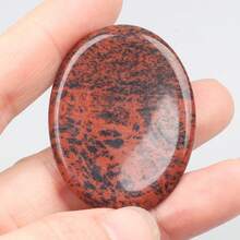 Worry Stone Amethyst Rose Quartz Hand Carved Thumbstone Pocket Meditation Oval Crystal Natural Vitality Relaxation Palm Stone - 1pc - View 28