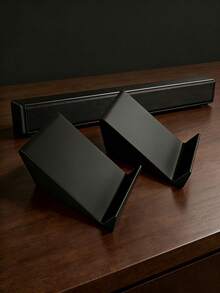 2pcs Long Speaker Stands, Suitable For Edifier And Other Speakers, Computer Desktop Speakers, Office Multimedia Speakers Tilted Stand Base - Multicolor - View 4