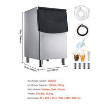 The Kitchen Ice Machine And Accessories - 250lbs - View 7