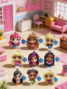 Mattel 1PC باربي رسمي مرخص 3D أنيمي سلسلة شخصيات غامضة الحقيبة كبيرة الحجم حفلات المفضلة مفاتيح مفاتيح مفاتيح جميلة مفاتيح مفاتيح عشوائية كابتن باربي أو شخصية أخرى حقيبة حقيبة ملحقات الأزياء الساحرة مناسبة للعائلة والأصدقاء عيد ميلاد عيد الميلاد عيد ميلاد عيد ميلاد السنة الجديدة هدايا احتفالية - MN-72625 - مشاهدة 2