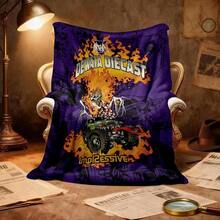 1PC 3D Monster Jam Monster Truck Cartoon Blanket, Edgy Gift For Motorsports Fans, Themed Man Cave Decor, Retro Sci-Fi Party Accent & Race Day Souvenir,Soft Throw Blanket For Home Bedroom Bed Sofa Picnic Travel Office Cover Blanket, Multiple Sizes 50x60 To 60x80 Inches - Nhiều màu 37 - Xem 6