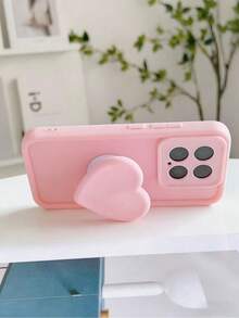 2026年最新热销爱心造型手机壳，DIY握持，军规级防震保护硅胶壳，适用于三星Galaxy S25、S24、S24 Plus/S24+、S24 Ultra、S24 FE、S20、S21、S22、S23以及11/11 Pro/11 Pro Max、12/12 Pro/12 Pro Max、13/13 Pro/13 Pro Max、14/14 Pro/14 Pro Max、15/15 Pro/15 Pro Max、16/16 Pro/16 Pro Max、17/17 Pro/17 Pro Max - 粉色 - 查看 5