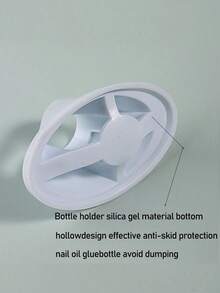 3件套/1件美甲托盘，美甲支架套装，美甲印花架，美甲练习手部调色盘，预涂美甲支架，美甲展示架，家庭美甲沙龙入门套装。适用于美甲沙龙、家庭和学校。（粉色，白色） - 彩色 - 查看 7