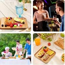 红木带柄砧板，方形餐盘，牛排盘，奶酪面包托盘，水果板，寿司板，日式面包披萨托盘，茶具及茶盘，小型带柄砧板，自助餐及派对食品托盘，节日礼品 - 查看 9