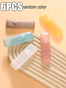 5 piezas Portátil Palillo de dientes y Soporte de hilo dental - Caja de almacenamiento de píldoras a prueba de fugas con tapa transparente, Contenedor EDC compacto para cuidado dental, palillos de dientes, hilo dental - Caja de plástico resistente, Adecuado para viajes, viajes, hogar, oficina - Diseño ahorra espacio, Estante para palillos de dientes, Organización del hogar, Estilo de moda, Cierre , Viajeros frecuentes - Multicolor - Ver 14