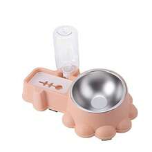 1pc 15 Degree Tilted Anti-Neck Strain Pet Bowl, Multifunctional Pet Feeding & Drinking Supplies, Plastic Cat Bowl - 500ml - View 10