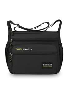 Large Capacity Men's Messenger Bag, Business Travel Casual Shoulder Bag, Fashionable Multi-Function Backpack - Multicolor - View 15