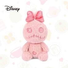 Authentic Disney Pink Stitch Love Confession Children's Plush Doll, Small Golden Doll Figurine, Home Decor Desktop Ornament, Birthday Gift, Souvenir, Stitch Sleeping Pillow, Sofa Cushion - Pink - View 10