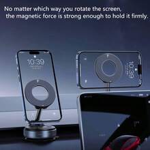 Powerful Magnetic Phone Holder, Suitable For Car Dashboard And Air Vent | Universal 360° Rotation, Compatible With MagSafe And All Phones - Modern Style - View 1