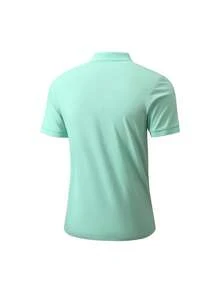 男士浅绿色 Polo 衫一件，柔软亲肤，简约休闲度假风，可机洗，适合度假、轻商务、游艇、餐饮等场合。 - 綠色 - 查看 6