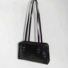 2026 New Fashionable Women Shoulder Bag Retro Paloma Handbag Simple Design Casual Wool Underarm Bag - 黑色 - 查看 1