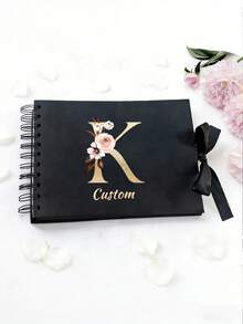 60 Page (30 Sheets) Personalized Photo Album/Scrapbook, Suitable For Wedding Guest Book, Anniversary, Family DIY Photo Album, And Craft/Mother's Day Gift (Small Size 8.3*5.7 Inches) - Multicolor - View 26