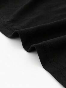 Womens Spice S Graphic T-Shirt Black Retro 90s Pop Band Tee With Member Portraits Crew Neck Casual Top For Everyday Them - 黑色 - 查看 4