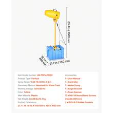 Foam Machine, 9.84 To 16.40 Ft Spray Distance Foam Cannon Party Machine, Bubble Cannon With 74QT Water Tank, Stable Vertical Design, Dense Foams Maker For Gatherings, Celebrations & Par - 74QT Water Tank - View 7