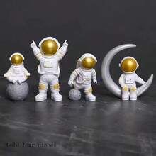 1pc Astronaut Figurine Decor, Suitable For Car/Home Decoration, Adopting Modern European Style, Ideal For Birthday Gift, Halloween Gift, Perfect Home Decor, Applicable For Room, Wall, Home, Bedroom - Type a - View 18