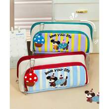 New Cute Puppy Pencil Case, Large Capacity, Highly Attractive, Unisex Pencil Bag, Cartoon Stationery Pencil Box - Multicolor - View 5
