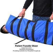Repositioning Bed Pad With Reinforced Handle Hospital Reusable Patient Transfer Sheet For Turning Lifting - View 3