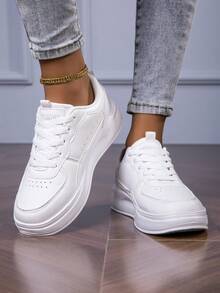 DJSUNNYMIX Women's New Casual Sports Shoes - White - View 4