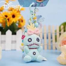 Disney 迪士尼授权可爱史迪奇毛绒玩具钥匙扣，创意挂绳，腕带玩偶，儿童节/生日礼物 - 彩色 - 查看 9