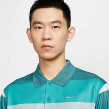 Nike 男士 AS M NK DF VICTORY+ POLO PRTPOLO 针织翻领短袖T恤 TFZ7449-379 - 綠色 - 查看 3