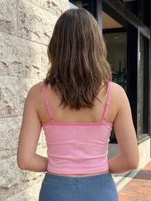 Women Tank Tops & Camis - Pink - View 5