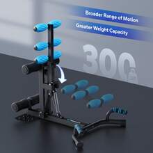 MERACH Deep Squat Machine, Adjustable Glutes Trainer Machine, Core Leg Push Up Workout Machine For Home Gym - Blue Black - View 4