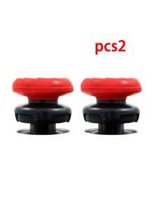 1 Pair Red Silicone Joystick Thumb Grip Caps, FPS Gaming Trigger Extender Caps, Game Controller Protective Caps - View 7