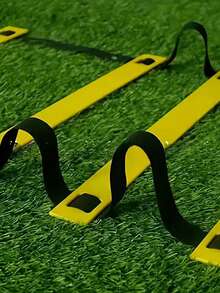 Unisex PP Indoor & Outdoor Football/Basketball Training Equipment Set, Including 8m 16-Section Adjustable Non-Slip Portable PE Football Speed Training Ladder, Agility Rope Ladder, Footwork Training Ladder, Speed Ladder, With Football Training Marker Discs, Suitable For Football & Basketball Footwork Training, Fitness Training, Football Training Accessories. Football Related. Speed And Agility Training Products. - Multicolor - View 8