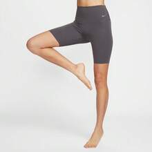 Nike 女士 AS W NK DF ZENVY HR 8英寸短裤紧身裤 DQ6004-036 - 灰色 - 查看 1