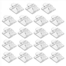 Hooks For Outdoor String Lights Clips 15 Pack Clips Clear Light Hook With 15 Waterproof Adhesive Backing - A - View 1