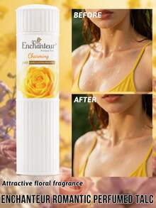 Enchanteur 香氛爽身粉，提供 24 小時清新乾爽，帶來清爽舒適感，緩解瘙癢，持久留香。細緻粉末質地改善肌膚品質，散發迷人香氣 - Attractive floral fragrance - 查看 1
