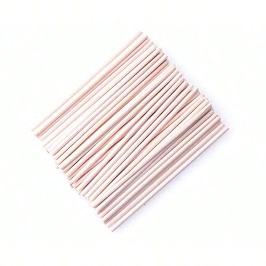 60 Pcs 4 Inch Wooden Dowel Rods Natural Unfinished Wood Hardwood Sticks For Crafting Project DIY Home Decoration Photo Painting Props Cake Toppers Centerpiece 3 Mm 4 Inch - 3 mm - 查看 1