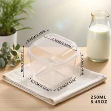 20/10 chiếc cốc mousse vuông trong suốt, hộp đựng kẹo, thích hợp cho sinh nhật, đám cưới, tiệc lễ hội, đựng tráng miệng, trái cây, bánh pudding, thạch, kem, hộp đựng bánh, đồ dùng tiệc tùng, phục vụ sự kiện, hộp vuông, bộ đồ ăn hiện đại, cốc nhẹ, hộp đựng bánh. - Nhiều màu - Xem 8